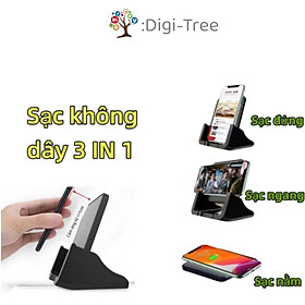 Mua Đế Sạc Điện Thoại Không Dây Cao Cấp Tiện Lợi  Sạc Nhanh Di Dộng Thông Minh Chân Đế Đứng Có Thể Tháo Rời Đa Năng