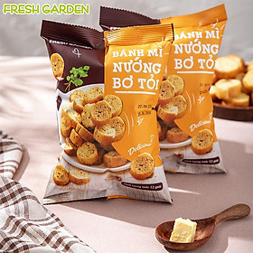 Snack Bánh Mì Bơ Tỏi FRESH GARDEN Hương Vị Đặc Trưng Lớp Sốt Bơ Tỏi Hương