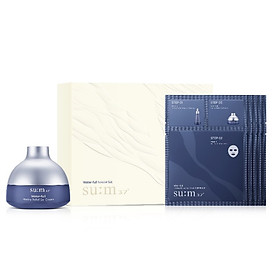 Bộ Kem dưỡng ẩm cấp nước su:m37 Water-full Marine Relief Gel Cream 120ml set