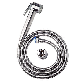 Mua Bộ xịt vệ sinh cao cấp  chất lượng Germany. Tăng áp cao  chất liệu nhựa ABS mạ Chrome Eurolife EL-X09 (Trắng bạc)