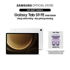 Máy tính bảng Samsung Galaxy Tab S9 FE 8GB/256GB - Hàng chính hãng