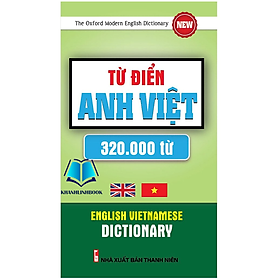 Hình ảnh Sách - Từ Điển Anh Việt 320.000 Từ (KV)