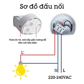 Công tắc cảm biến PIR đôi phát hiện 2 vùng chuyển động góc rộng Homematic HS50