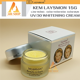 Kem LAYSMON UV/30 BEAUTY CREAM 15Gg Dưỡng Trắng Da - Giảm Thâm Mụn - Chống Lão Hóa
