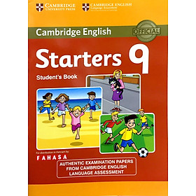 Download sách Cambridge Young Learner English Test Starters 9: Student Book