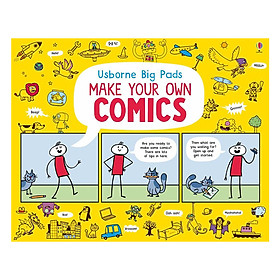 Sách tương tác tiếng Anh - Usborne Make your own Comics