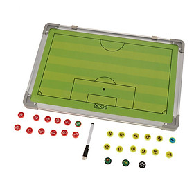 Football Coaching Board Dry Erase Teaching Clipboard Hanging Coaches Strategy Training Aids Coaching Tool with Marker Pen