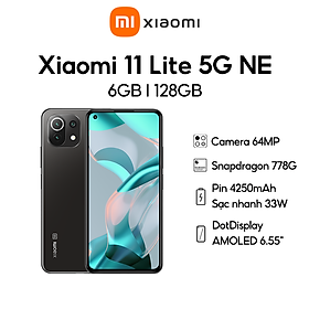 Điện Thoại Xiaomi 11 Lite 5G NE 6GB 1 128GB - Hàng Chính Hãng