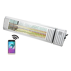 Mua Đèn Sưởi Không Chói Mắt Hans Heizen Có Điều Khiển Từ Xa Bằng Smartphone (2000W) - Hàng chính hãng