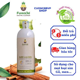 Nước lau sàn Hương Quế Hữu Cơ, Lau Sàn Gỗ, Lau Sàn Nhà Đuổi Muỗi, Côn Trùng 100% từ thảo mộc không hóa chất (1000ml)