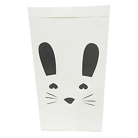 Baby's Heavy Kraft Paper Toys Bag Kids Stuff Cute Storage Bag Small Ornaments Laundry Organizer