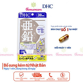 Viên uống Kẽm DHC - Giảm mụn, mờ thâm cho nam nữ tuổi dậy thì, tăng cường hệ miễn dịch - Hàng Chính Hãng DHC Nhật Bản