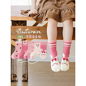 SET 5 ĐÔI TẤT VỚ 39 SIÊU XINH DỄ THƯƠNG TỪ 1-12 TUỔI DÀNH CHO BÉ GÁI