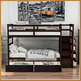 Mua Giường 2 Tầng Juno Sofa 2 hộc kéo KT 1m