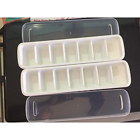 Mua Combo 02 khay đá có nắp siêu tiện ích TẶNG KHUÔN LÀM THẠCH  RAU CÂU