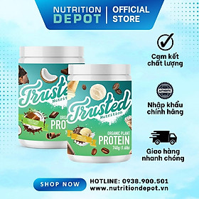 Combo 2 hũ sữa bổ sung Protein Thực vật từ hạnh nhân và đậu tằm Trusted