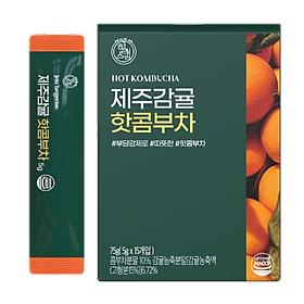 Trà Hot Kombucha Healslab Hàn Quốc Vị Quýt Jeju