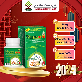 Viên Uống Hỗ Trợ Tăng Đề Kháng VINHGIA DEVIR Giúp Giảm Biểu Hiện Ho Đờm, Sốt Tăng Cường Sức Khoẻ Hộp 30