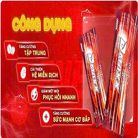 DMAXX thức uống bổ sung vitamin năng lượng không đường DAMODE 83 gói màu đỏ mỗi gói 2,2gr