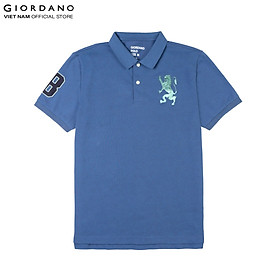 Áo Thun Có Cổ Nam Sư Tử 3D Lion Polo Giordano 01011222