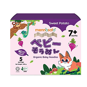 MÌ ăn dặm hữu cơ cho bé vị khoai lang Sweet Potato 200g Men No Sato