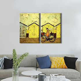 Mua Bộ 2 Tranh Trang Trí Nghệ Thuật - W198