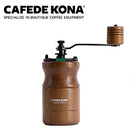 Cối xay cà phê Cafede Kona thân gỗ lưỡi thép