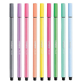 Combo 9 Cây Bút Lông Kim Stabilo Pen 68 Pn68/Pastel-C9