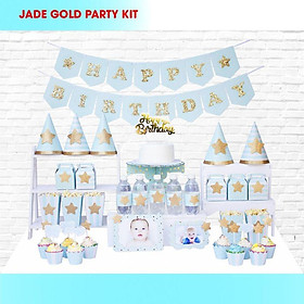 Set trang trí sinh nhật Gold Ánh Kim