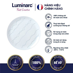 Mua Bộ 6 Đĩa Thuỷ Tinh Luminarc Diwali Marble 27cm - LUDIP3764