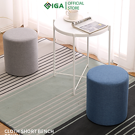 Mua Ghế Đôn Sofa Tròn Khung Gỗ Sồi Nệm Mút Đàn Hồi Vỏ Ghế Tháo Dễ Dàng Vệ Sinh - GC14