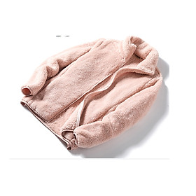 Áo khoác lông dày ấm áp, lông 2 mặt áo uni siêu ấm áo nữ mùa đông