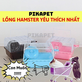 Lồng Hamster mini full đồ. Chuồng hamster mini cute