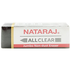 Gôm Đen Non-Dust Jumbo Eraser - Nataraj