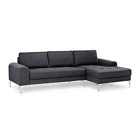 Sofa Góc Klosso G005 289 x 151 x 90 x 85 x 50 cm (Đen)