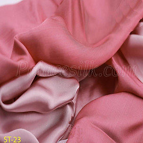 Vải lụa tơ tằm may áo dài SATIN, dệt thủ công, 100% sợi tự nhiên