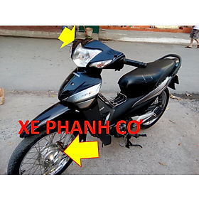 Fuil dàn áo dành cho xe WAVE S100 -WAVE RS 2008 -WAVE ALPHA đời 2006 đến 2016 MÀU ĐEN GHI