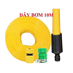 Mua Bộ dây vòi xịt nước rửa xe  tưới cây . tăng áp 3 lần  loại 7m  10m 206622-5 cút sập+ tặng khăn phượt