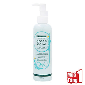 Gel Tẩy Tế Bào Chết hỗ trợ Trị Mụn Cosmetex Roland Green Acne Soft Peeling Gel (200ml)