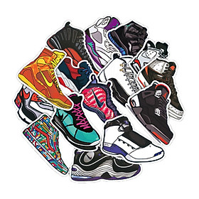 Set 30 Sticker SNEAKER ảnh ép lụa ( giao mẫu ngẫu nhiên )