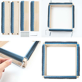 Practical Embroidery Frame Detachable Sewing Tools Wood DIY Durable Craft Cross Stitch Hoop Rug Hooking Frame for Cross Stitch