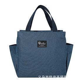 Mua Túi Đựng Cơm Giữ Nhiệt Cầm Tay Kiểu Nhật Có Túi Phụ Cao Cấp  Size 25 x 25 x 14 cm Đựng Được 3 Hộp