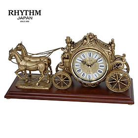 Đồng hồ Để bàn Rhythm CRH229NR18 Kt 48.5 x 24.5 x 18.5cm, 3.6kg. Vỏ polyresin / gỗ. Dùng Pin.