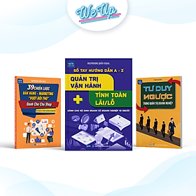 Combo 3 sách: Quản trị vận hành tính toán Lãi/Lỗ, 39 Chiến lược bán hàng - Marketing , Tư duy ngược