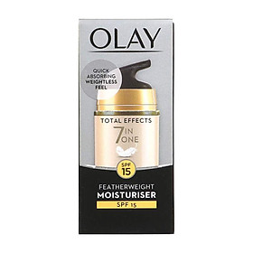 Kem dưỡng ngày 7 tác dụng Olay Total Effects 7 in 1 Featherweight Moisturiser SPF15 - 15ml