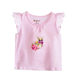 Áo bé gái BABIBOO áo cánh tiên vải cotton mềm mại, xinh xắn BB93