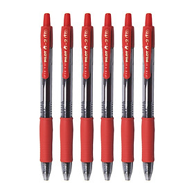 Bộ 6 Bút Bi Nhập Khẩu Nhật Bản Baile (PILOT) BL-G2-10 (1mm)