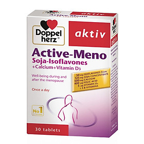 Thực Phẩm Chức Năng Cân Bằng Nội Tiết Tố Nữ, Đẹp Da DoppelHerz Active Meno (30 viên)