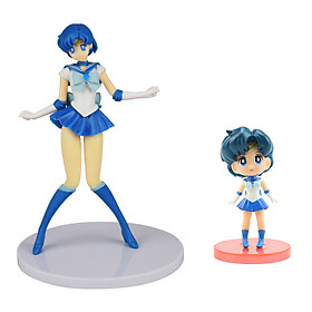 Nơi bán Bộ 02 mô hình thủy thủ mặt trăng - Sailor Mercury (Xanh dương) - Giá Từ -1đ