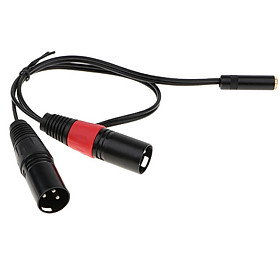 Audio Cable 3 Pin XLR Male to Mini 3.5mm Condenser Microphone
